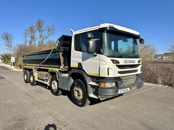 SCANIA P410 8x4 Steel Body Tipper